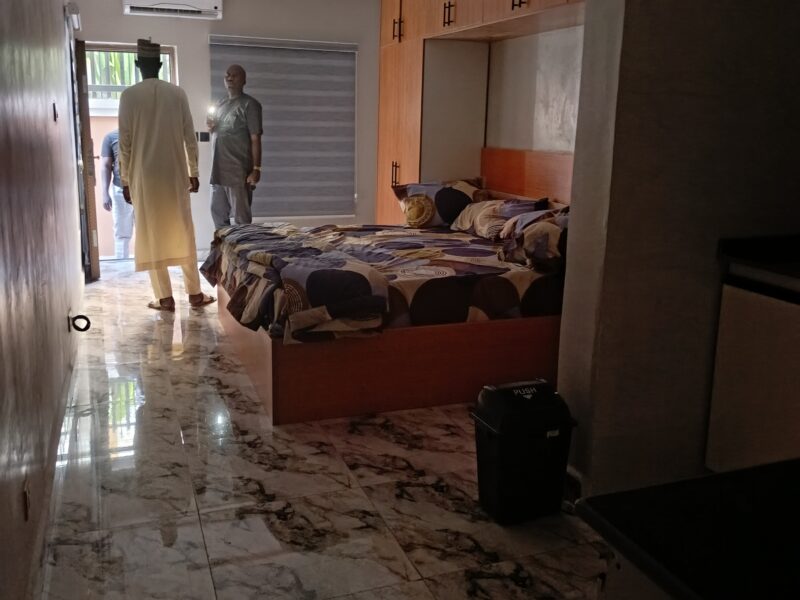 A well finished and furnished studio apartment