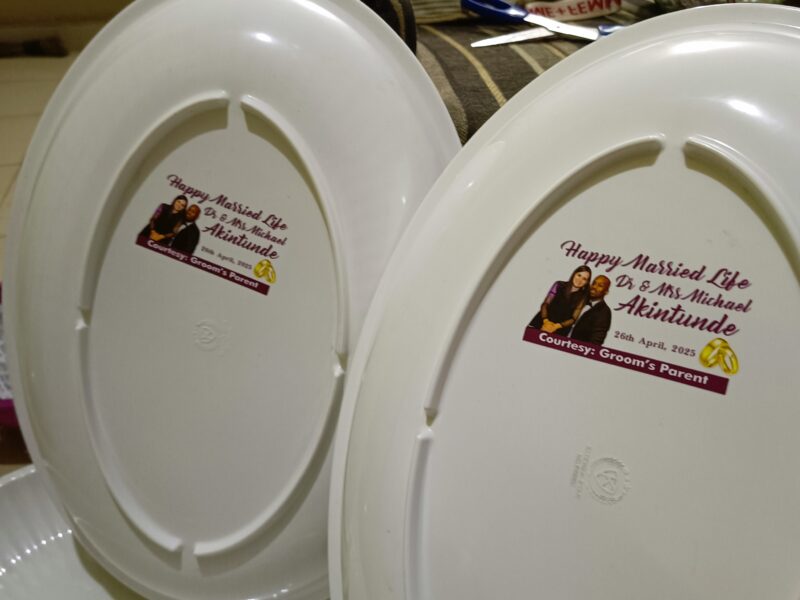 Branded Mugs and Tray