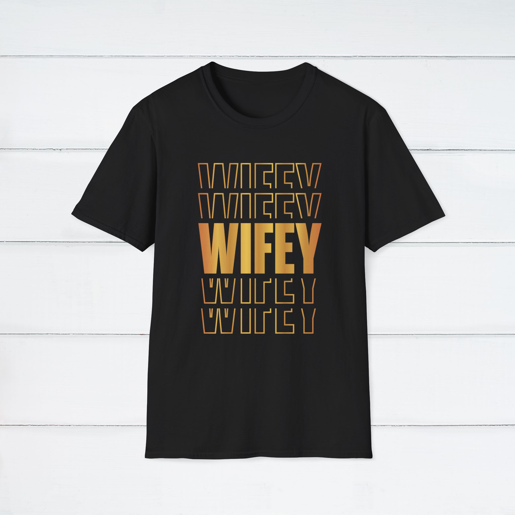 Wifey Repeated Word T-Shirt
